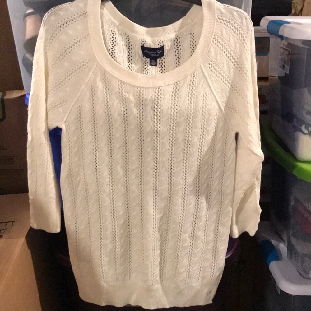 NWT American Eagle White Sweater